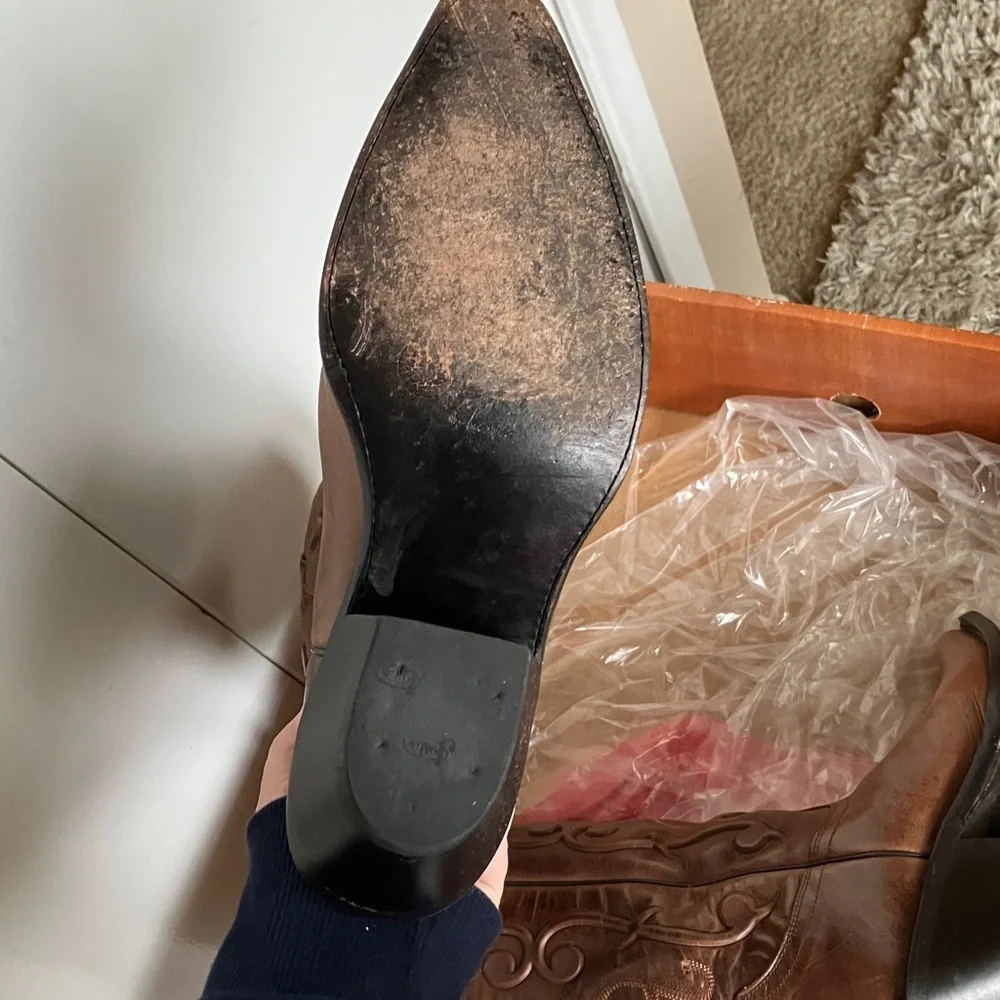 Women’s Justin 13 “ western boots . Brown Sophia style L4341 size 7 B - Picture 5 of 7